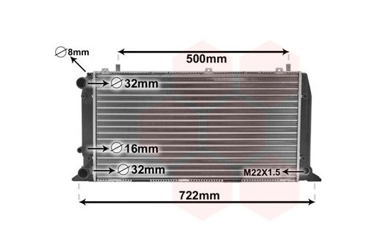 Radiateur, refroidissement du moteur 03002047 International Radiators, Image 2