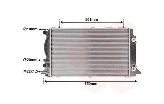 Radiateur, refroidissement du moteur 03002090 International Radiators, Image 2