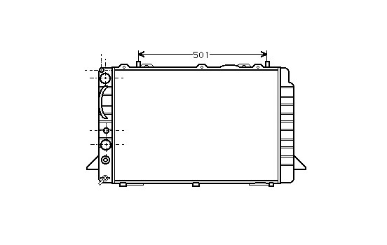 Radiateur, refroidissement du moteur 03002092 International Radiators