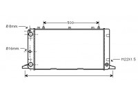Radiateur, refroidissement du moteur 03002098 International Radiators