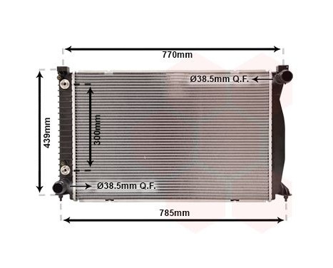 Radiateur, refroidissement du moteur 03002232 International Radiators, Image 2