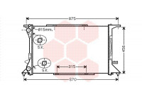 Radiateur, refroidissement du moteur 03002306 International Radiators