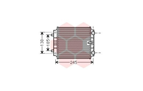 Radiateur, refroidissement du moteur 03002336 International Radiators, Image 2