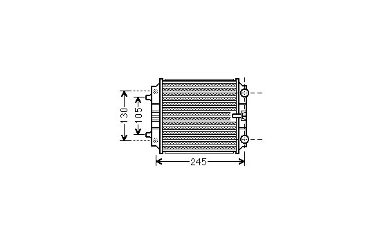 Radiateur, refroidissement du moteur 03002336 International Radiators