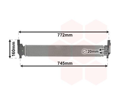 Radiateur, refroidissement du moteur 03002346 International Radiators, Image 2