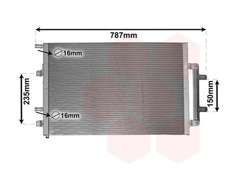 Radiateur, refroidissement du moteur 03002383 International Radiators