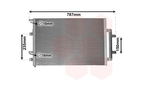 Radiateur, refroidissement du moteur 03002383 International Radiators