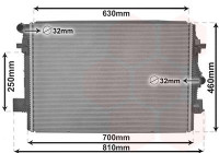 Radiateur, refroidissement du moteur 03012700 Van Wezel