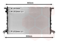 Radiateur, refroidissement du moteur 03012720 International Radiators
