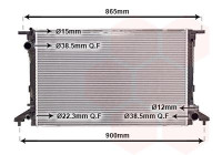 Radiateur, refroidissement du moteur 03012722 International Radiators