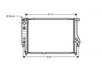 Radiateur, refroidissement du moteur 06002136 International Radiators