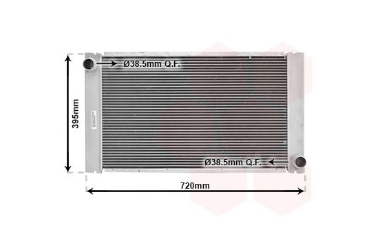 Radiateur, refroidissement du moteur 06002287 International Radiators, Image 2