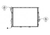 Radiateur, refroidissement du moteur 06002302 International Radiators
