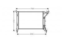 Radiateur, refroidissement du moteur 06002310 International Radiators