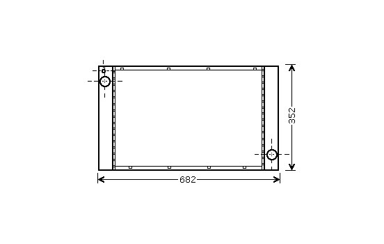 Radiateur, refroidissement du moteur 06002333 International Radiators