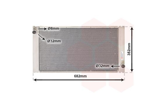 Radiateur, refroidissement du moteur 06002333 International Radiators, Image 2