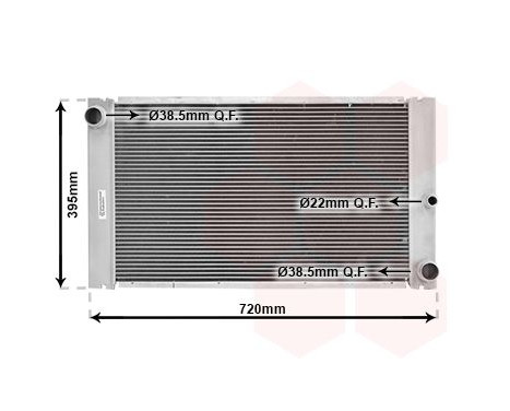 Radiateur, refroidissement du moteur 06002337 International Radiators, Image 2