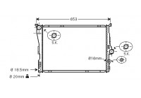Radiateur, refroidissement du moteur 06002343 International Radiators