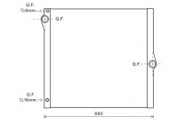 Radiateur, refroidissement du moteur 06002436 International Radiators