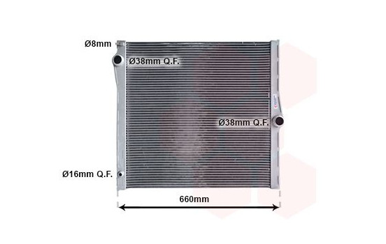 Radiateur, refroidissement du moteur 06002436 International Radiators, Image 2