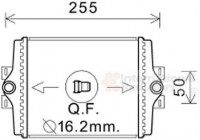 Radiateur, refroidissement du moteur 06002450 International Radiators