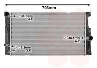 Radiateur, refroidissement du moteur 06002549 International Radiators