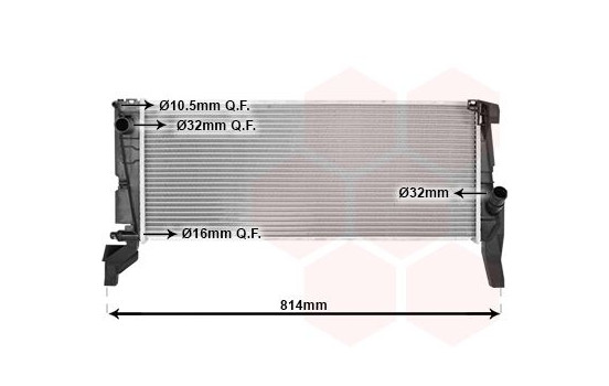 Radiateur, refroidissement du moteur 06012707 International Radiators