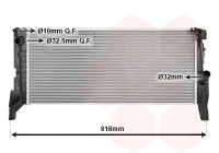 Radiateur, refroidissement du moteur 06012722 International Radiators