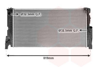 Radiateur, refroidissement du moteur 06012723 International Radiators