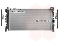 Radiateur, refroidissement du moteur 06012726 International Radiators