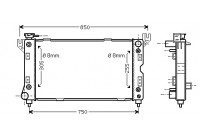 Radiateur, refroidissement du moteur 07002029 International Radiators