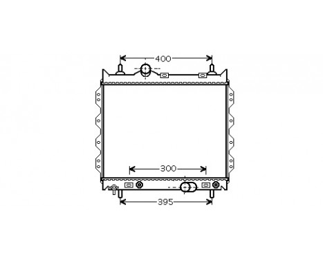 Radiateur, refroidissement du moteur 07002072 International Radiators, Image 2