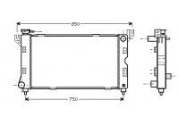 Radiateur, refroidissement du moteur 07002085 International Radiators