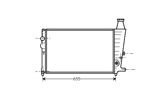 Radiateur, refroidissement du moteur 09002011 International Radiators