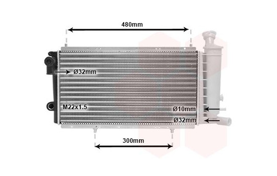 Radiateur, refroidissement du moteur 09002033 International Radiators, Image 2