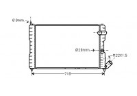 Radiateur, refroidissement du moteur 09002037 International Radiators