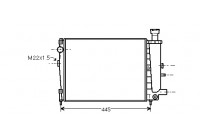 Radiateur, refroidissement du moteur 09002040 International Radiators