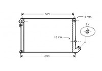 Radiateur, refroidissement du moteur 09002139 International Radiators