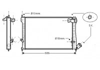 Radiateur, refroidissement du moteur 09002165 International Radiators