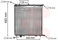 Radiateur, refroidissement du moteur 09002188 International Radiators