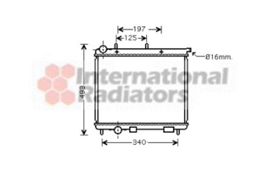 Radiateur, refroidissement du moteur 09002189 International Radiators, Image 2