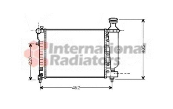 Radiateur, refroidissement du moteur 09002206 International Radiators, Image 2