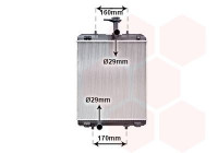 Radiateur, refroidissement du moteur 09012701 International Radiators