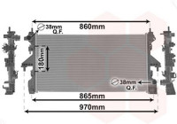 Radiateur, refroidissement du moteur 09012704 International Radiators