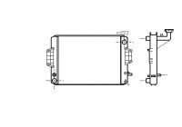 Radiateur, refroidissement du moteur 11002022 International Radiators