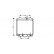 Radiateur, refroidissement du moteur 11002055 International Radiators