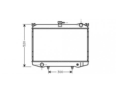 Radiateur, refroidissement du moteur 13002041 International Radiators