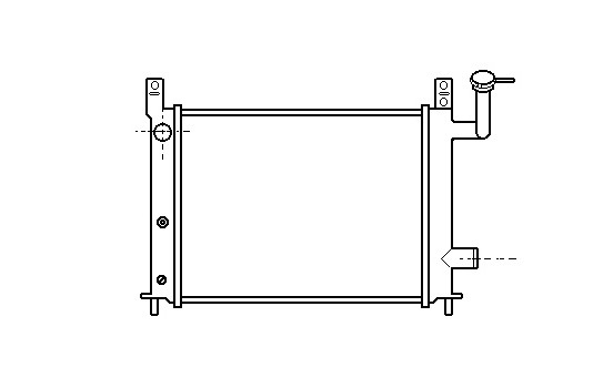 Radiateur, refroidissement du moteur 13002046 International Radiators