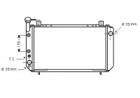 Radiateur, refroidissement du moteur 13002051 International Radiators