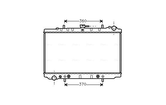 Radiateur, refroidissement du moteur 13002074 International Radiators, Image 2